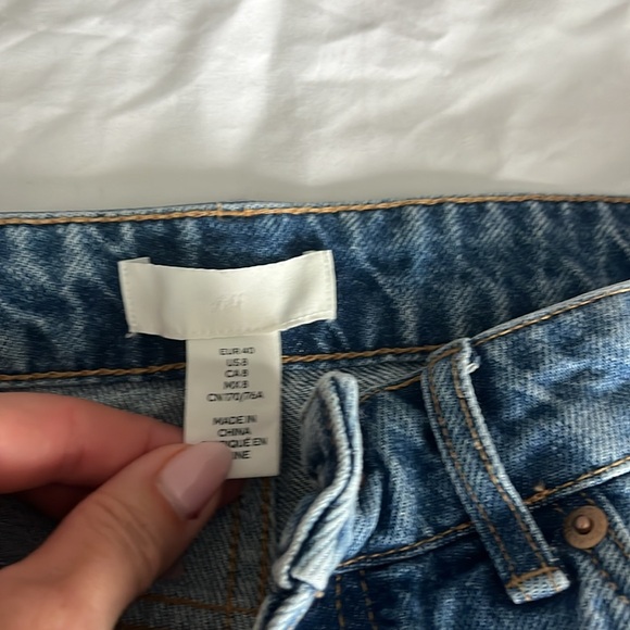 WORN ONCE H&M straight high Jeans - Picture 8 of 8